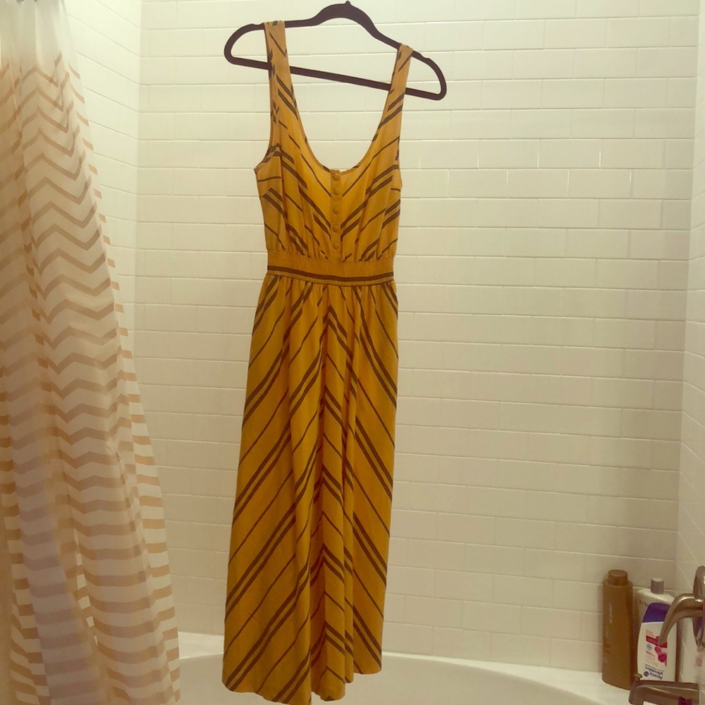 Mustard yellow dress